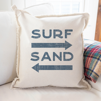 Sand and Surf Square Pillow
