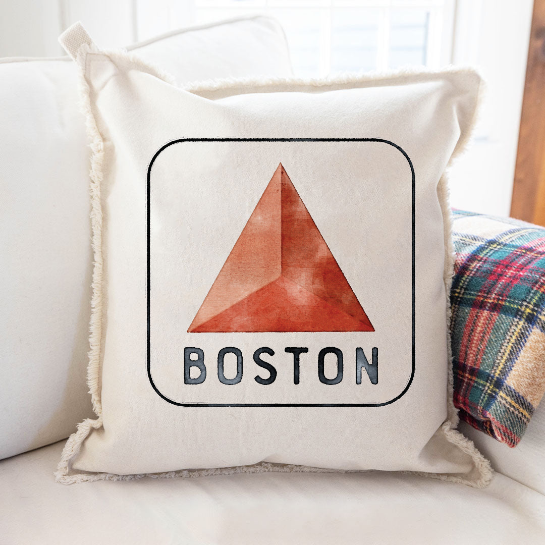 Boston Citgo Square Pillow