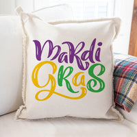 Mardi Gras Throw Pillow