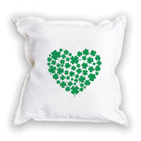 Clover Heart Throw Pillow