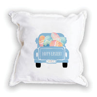 Easter Truck Throw Pillow