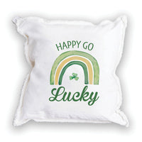 Happy Go Lucky Throw Pillow