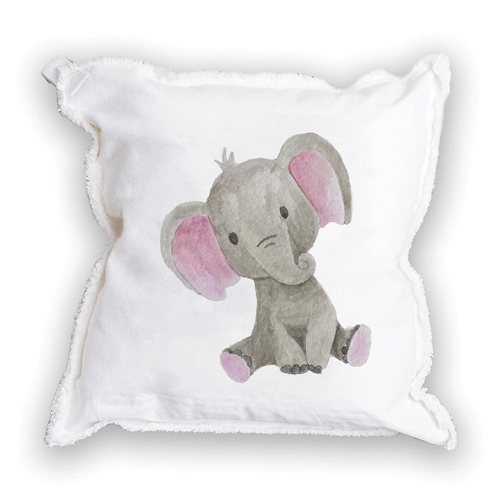 Elephant Square Pillow