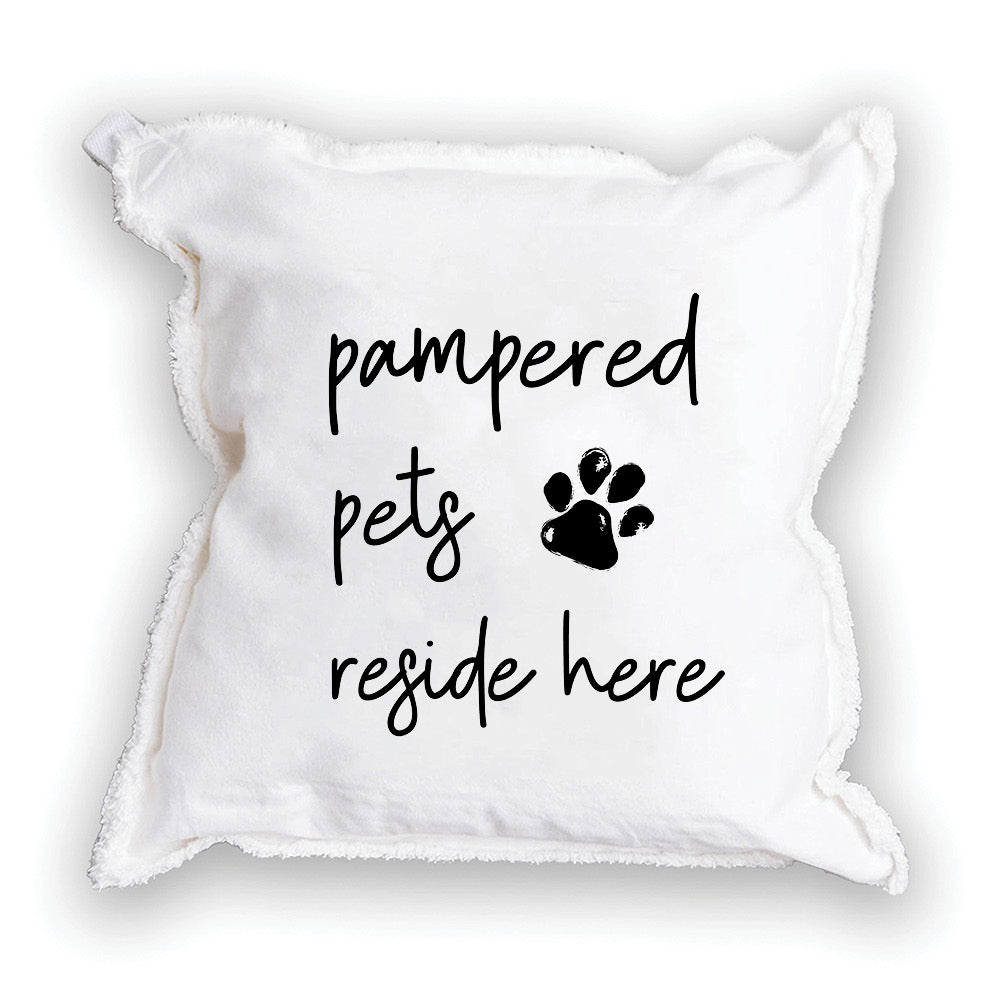 Pampered Pets Square Pillow