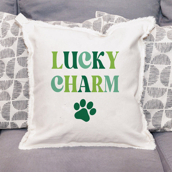 Lucky Charm Throw Pillow