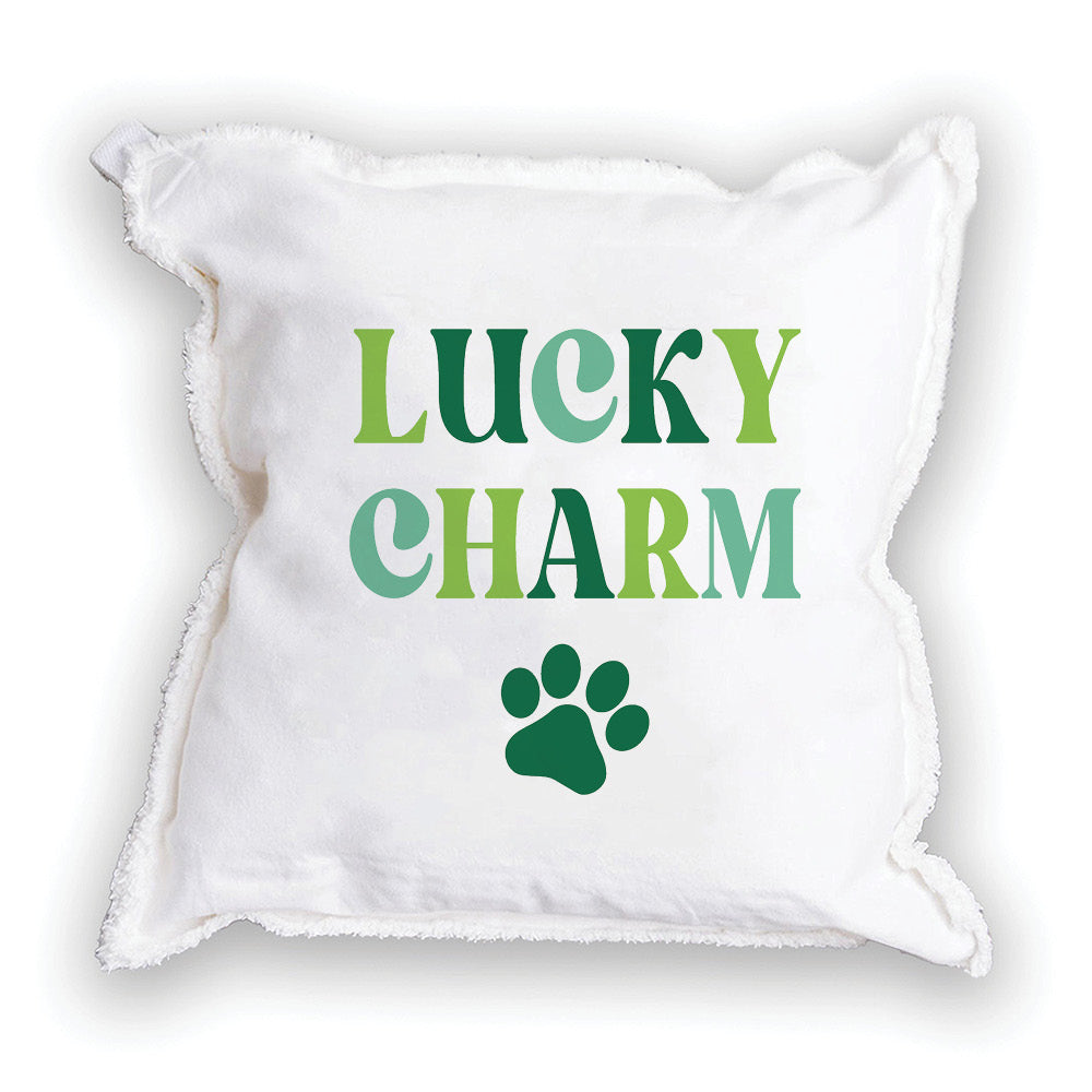Lucky Charm Throw Pillow