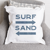 Sand and Surf Square Pillow