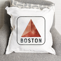Boston Citgo Square Pillow