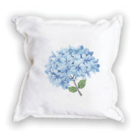 Endless Summer Hydrangea Square Pillow