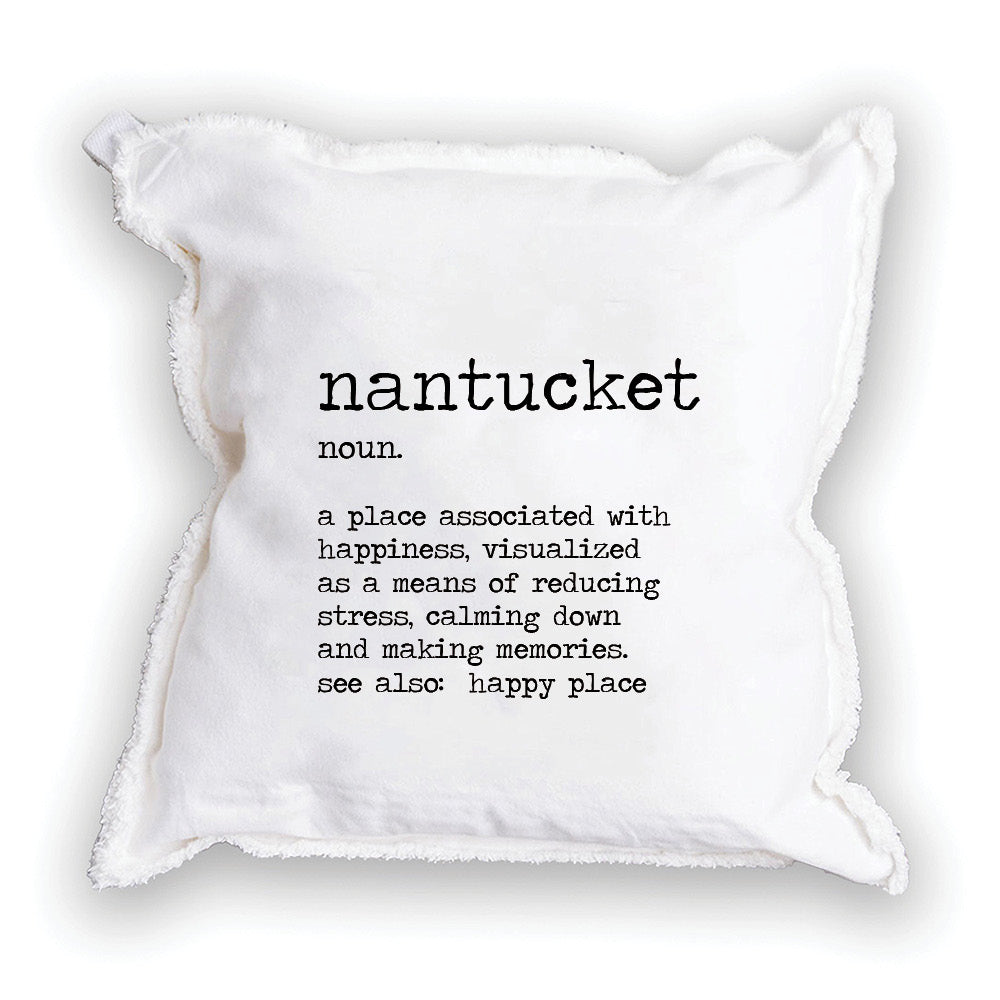 Happy Place Personalized Square Pillow
