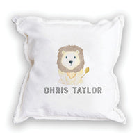 Lion Personalized Square Pillow