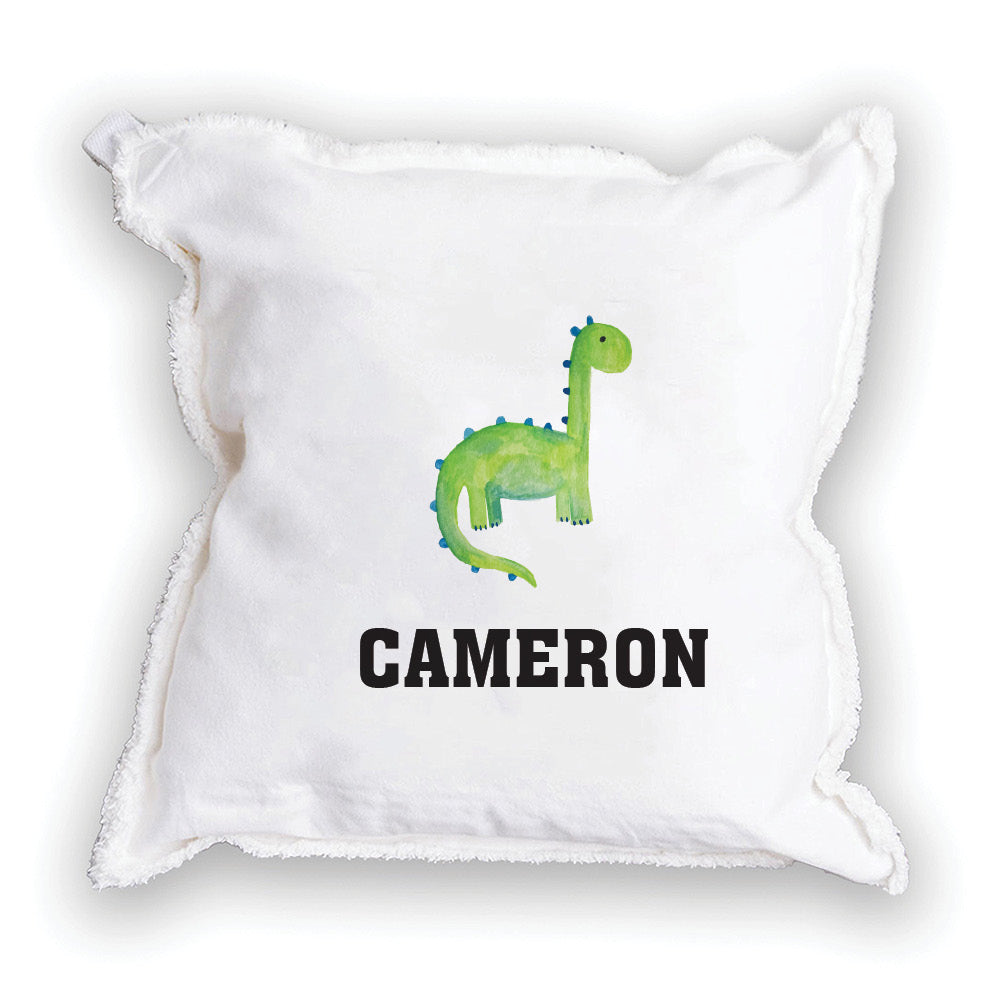 Dino Personalized Square Pillow