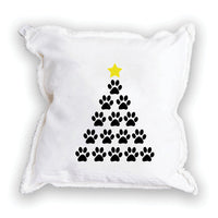 Paws Tree Square Pillow