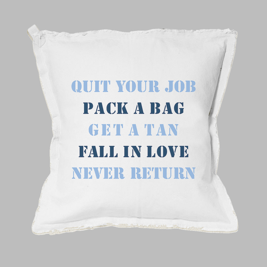 Quit Your Job Square Pillow