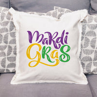 Mardi Gras Throw Pillow