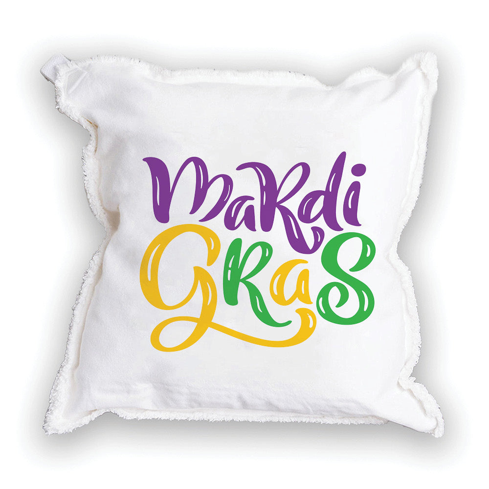 Mardi Gras Throw Pillow