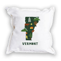Vermont State Square Pillow