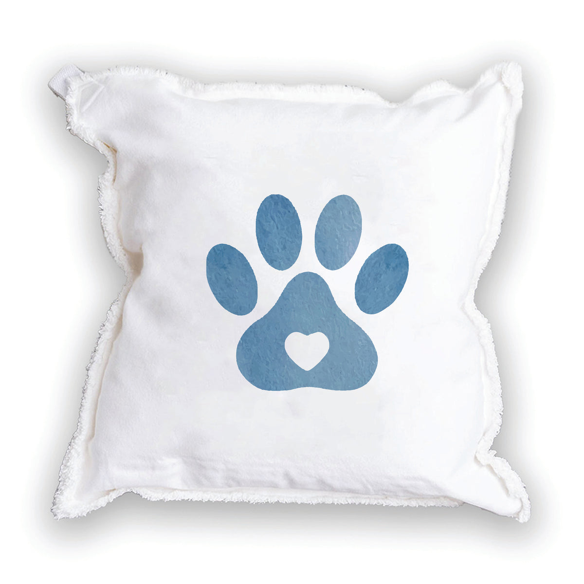 Paw Heart Square Pillow
