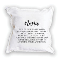 Nana Hug Pillow Square Pillow