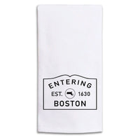 Entering Boston Tea Towel