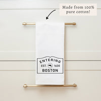 Entering Boston Tea Towel