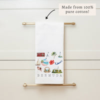 Bermuda Icons Tea Towel