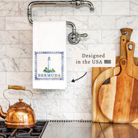 Bermuda Stamp Tea Towel