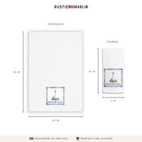 Bermuda Stamp Tea Towel