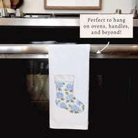 Hydrangea Stocking Tea Towel