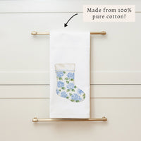 Hydrangea Stocking Tea Towel