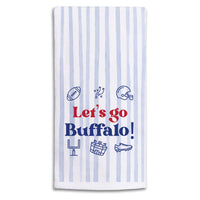 Let’s Go Bills Icons Tea Towel