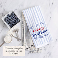 Let’s Go Bills Icons Tea Towel