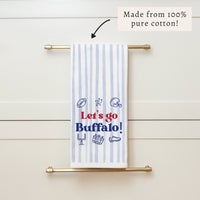 Let’s Go Bills Icons Tea Towel
