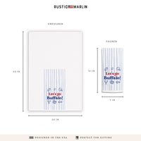 Let’s Go Bills Icons Tea Towel