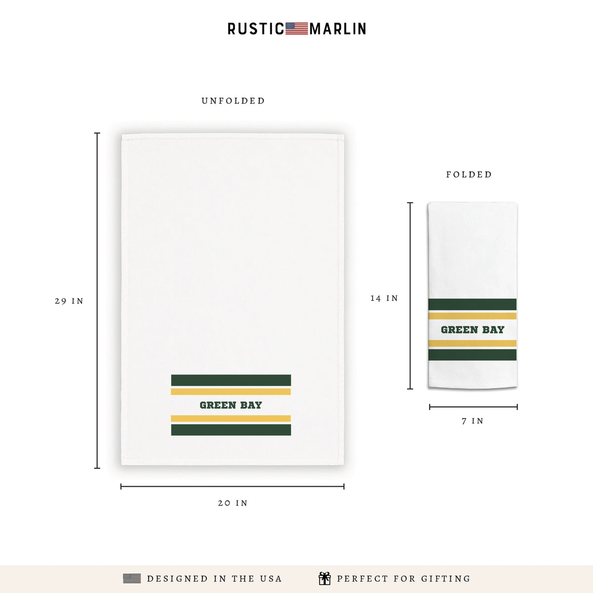 Green Bay Tea Towel