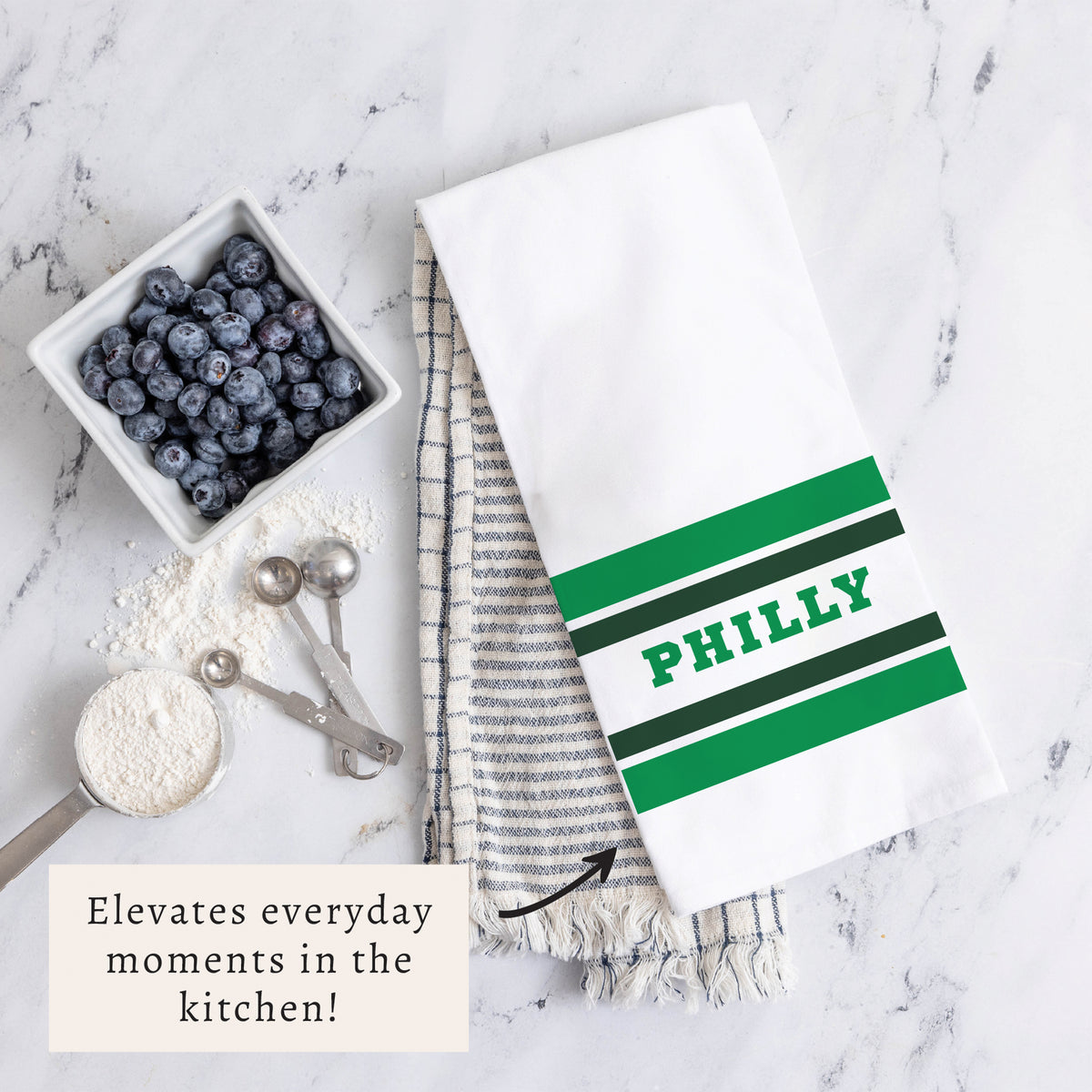 Philly Stripes Tea Towel