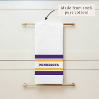 Minnesota Stripes Tea Towel