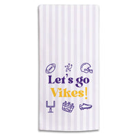 Let’s Go Vikes Icons Tea Towel