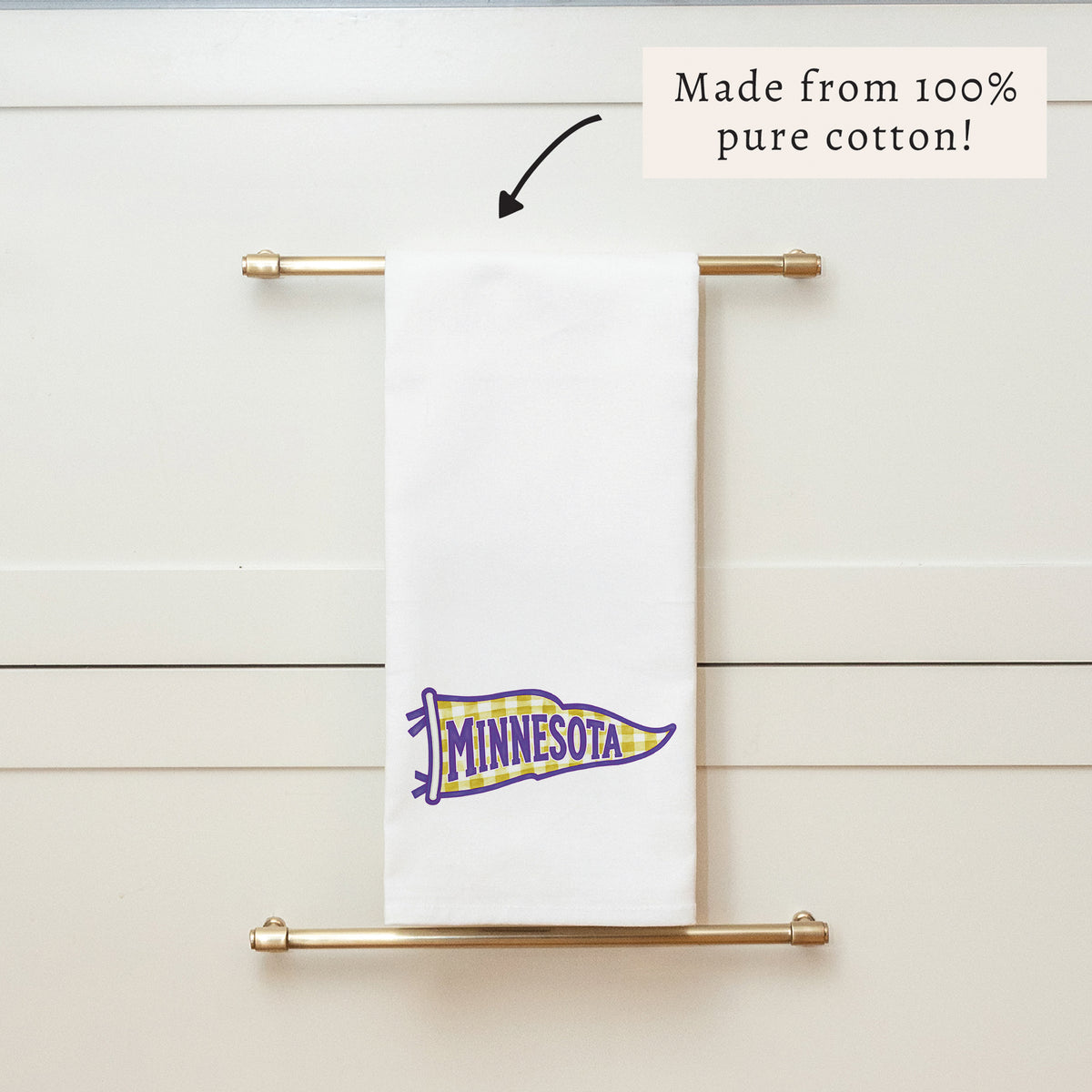 Minnesota Banner Tea Towel