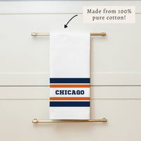 Chicago Stripes Tea Towel