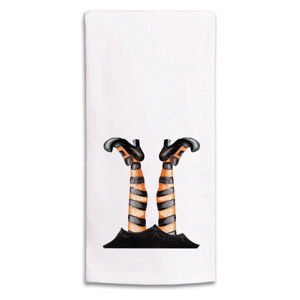 Witch's Stockings Tea Towel
