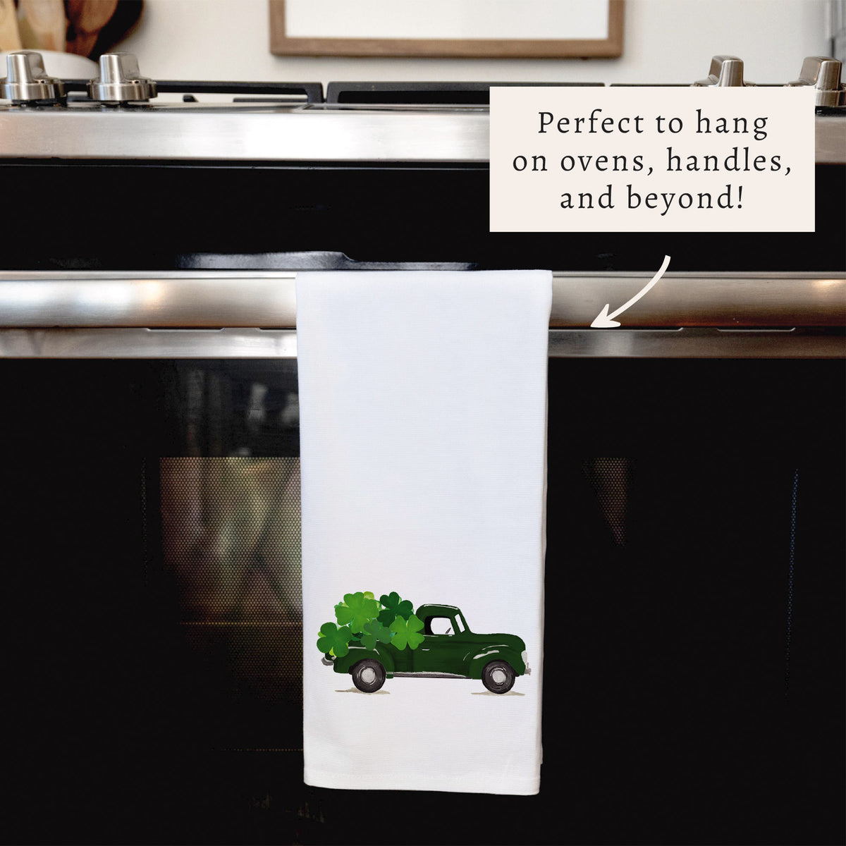 Shamrock Truck Tea Towel