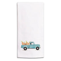 Easter Bunny Truck Tea Towel