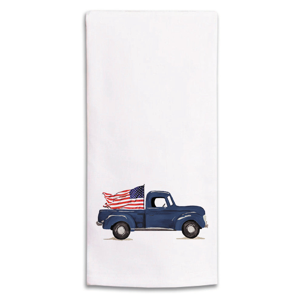 Flag Truck Tea Towel