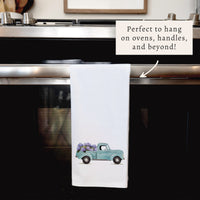 Hydrangea Truck Tea Towel