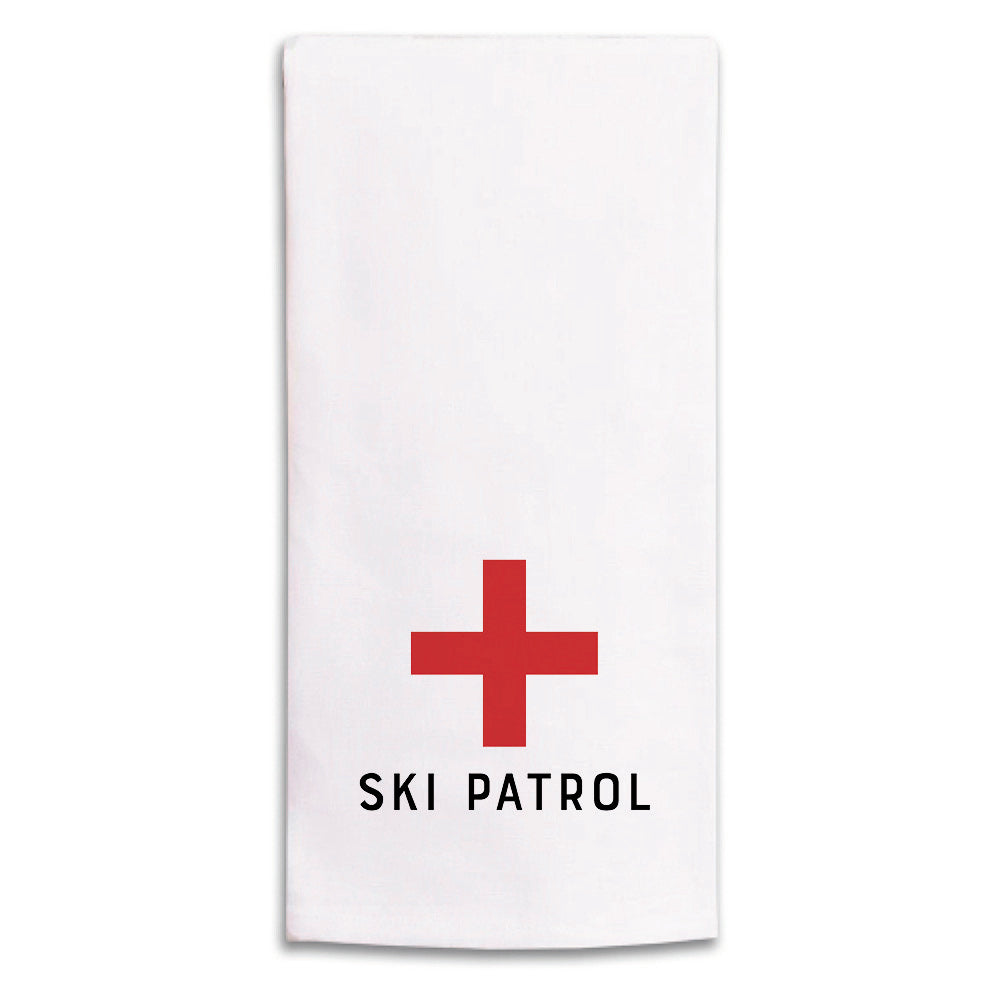 Ski Patrol Tea Towel