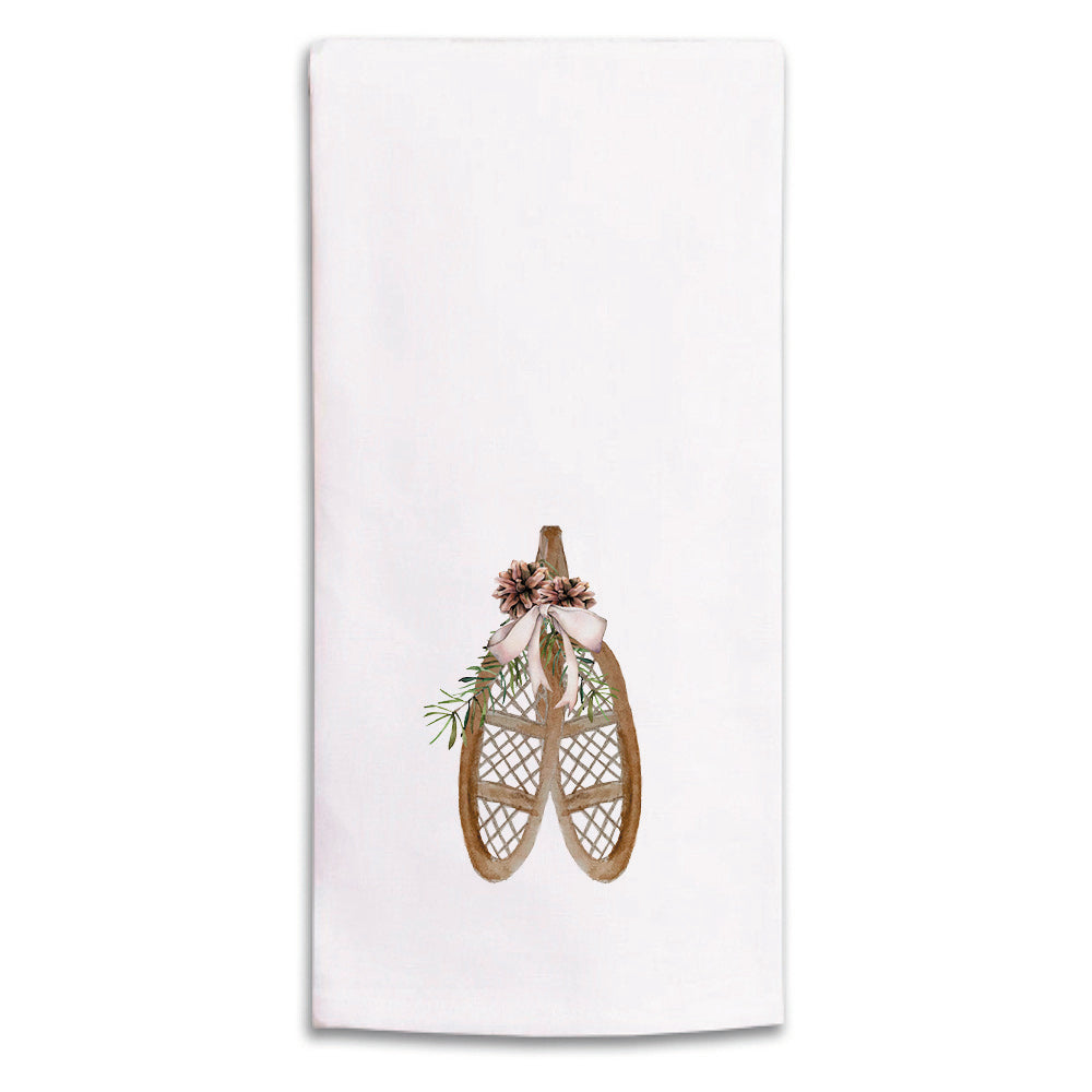 Snow Shoes Tea Towel