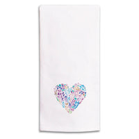 Mosaic Heart Tea Towel