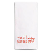 Happy Valentine's Day Tea Towel