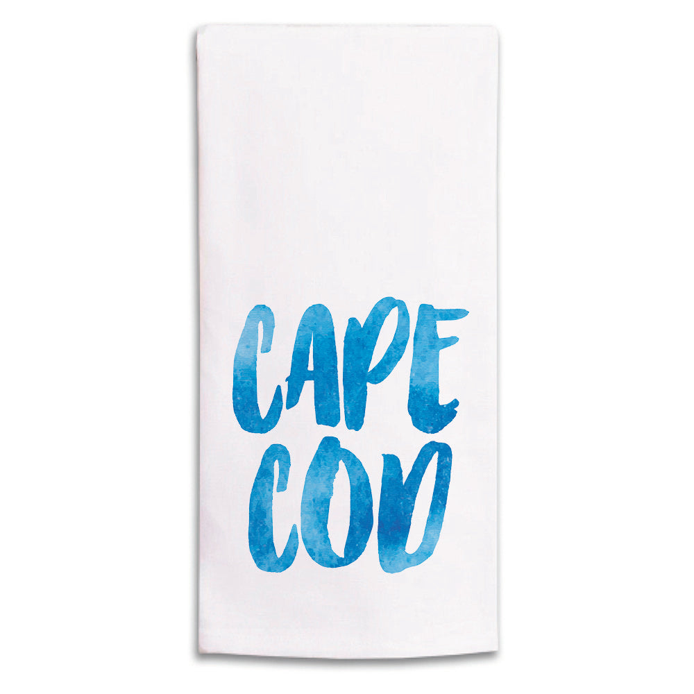 Watercolor Cape Cod Tea Towel